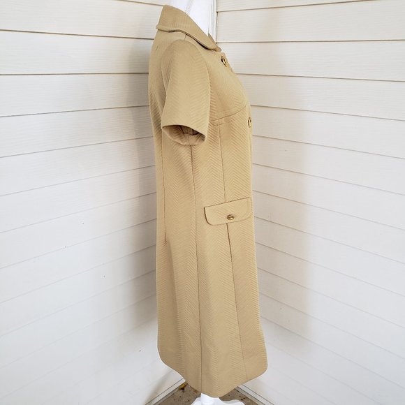 Vintage Norman Wiatt Knits Button down Dress 1970s - Picture 5 of 10